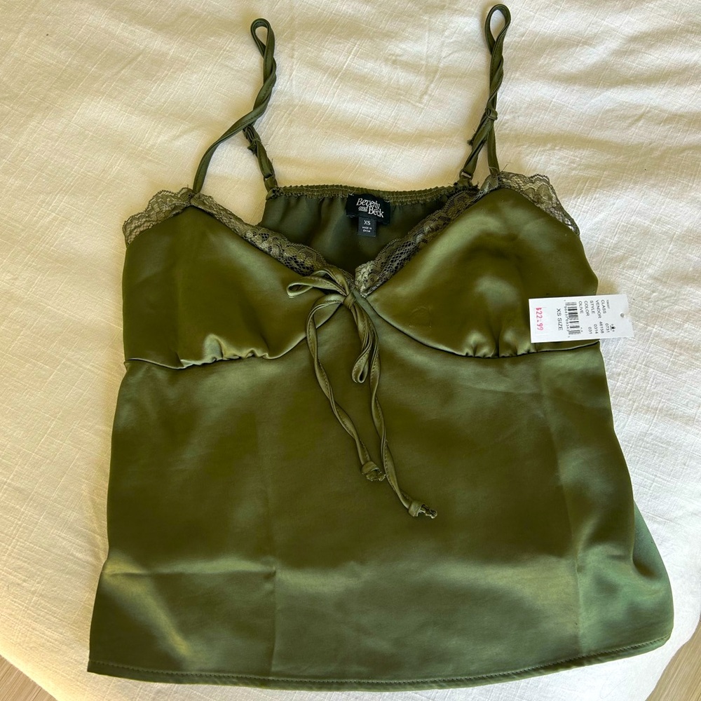 Pacsun Green Lace Tank